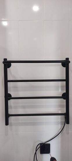 Монтаж электрического полотенцесушителя