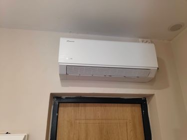 1 этап установки сплит системы 7-9 kBTU (двухэтапный монтаж)