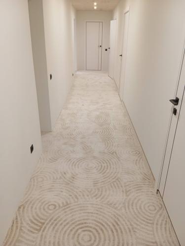 Укладка ковролина на клей более 15 кв.м