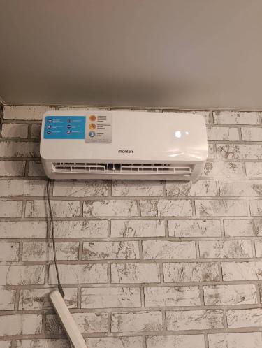 Установка сплит системы 7-9 kBTU (одноэтапный монтаж)