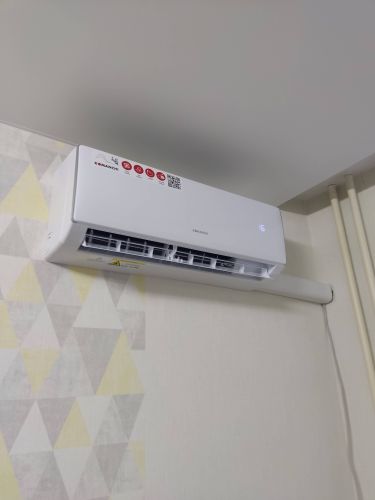 Установка сплит системы 7-9 kBTU (одноэтапный монтаж)