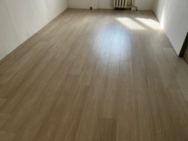 Прямая укладка ламината с подложкой более 20 кв.м