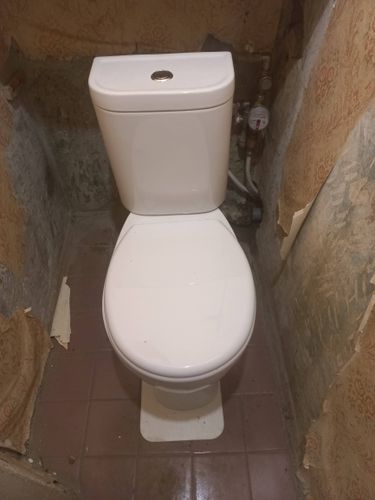 Установка напольного унитаза