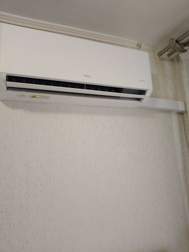 1 этап установки сплит системы 7-9 kBTU (двухэтапный монтаж)