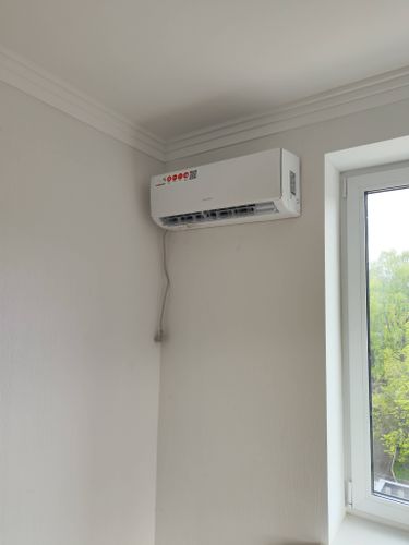 Установка сплит системы 7-9 kBTU (одноэтапный монтаж)