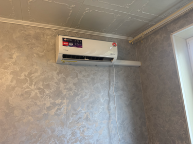 Установка сплит системы 7-9 kBTU (одноэтапный монтаж)