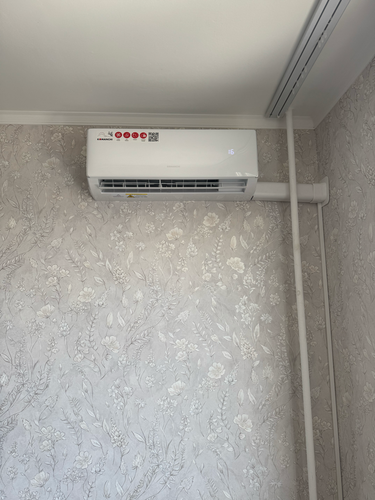 Установка сплит системы 7-9 kBTU (одноэтапный монтаж)