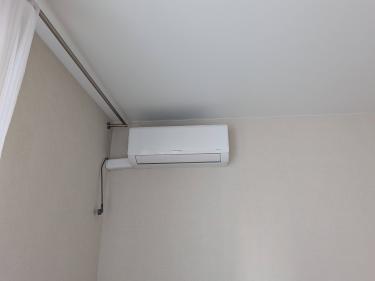 Установка сплит системы 7-9 kBTU (одноэтапный монтаж)