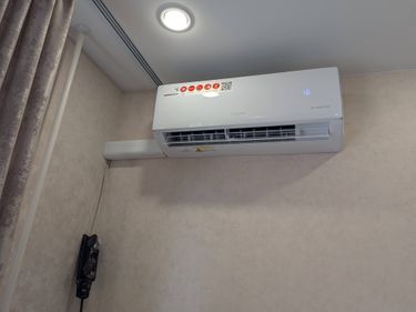 Установка сплит системы 7-9 kBTU (одноэтапный монтаж)