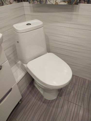 Установка напольного унитаза