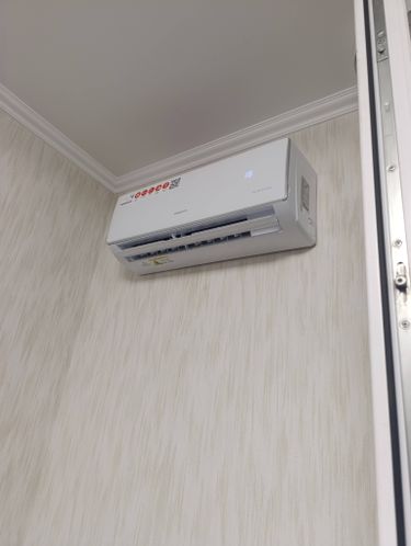 Установка сплит системы 7-9 kBTU (одноэтапный монтаж)