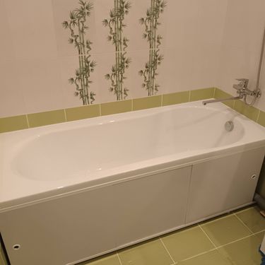 Установка смесителя (на готовые коммуникации)