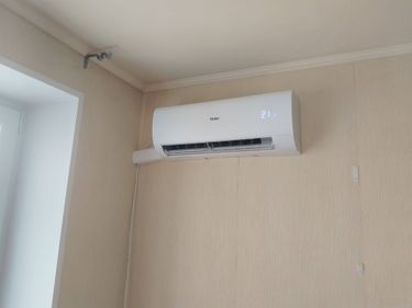 Установка сплит системы 7-9 kBTU (одноэтапный монтаж)