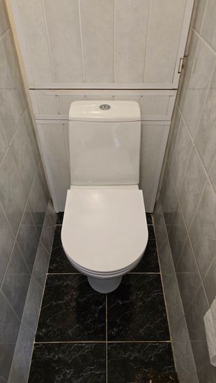 Установка напольного унитаза