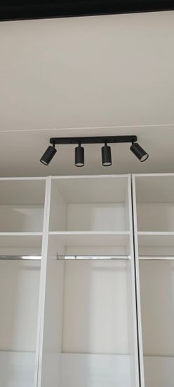 Установка люстры в сборке