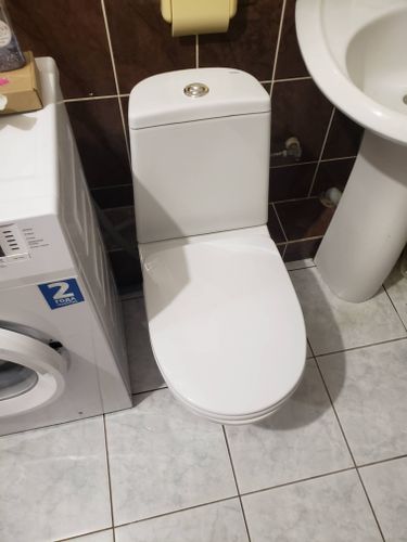 Установка напольного унитаза