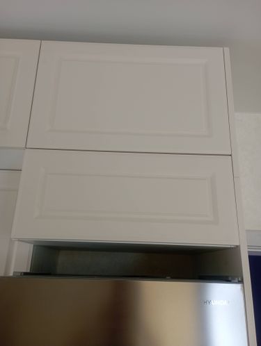 Прямой распил фальшпанели/фасада/полки Установка фальшпанели / заглушки