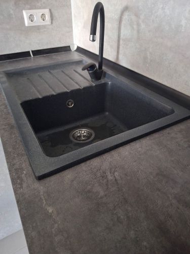 Установка столешницы ДСП Демонтаж столешницы из ДСП без сохранения Установка и подключение электрической варочной поверхности