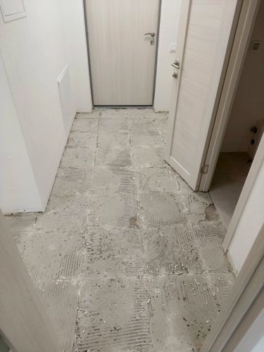 Демонтаж плитки с пола/со стен без сохранения