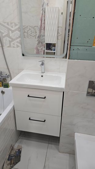 Установка напольного унитаза