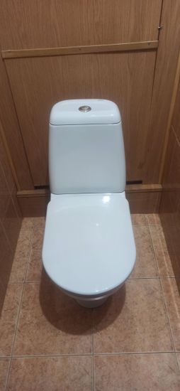 Установка напольного унитаза