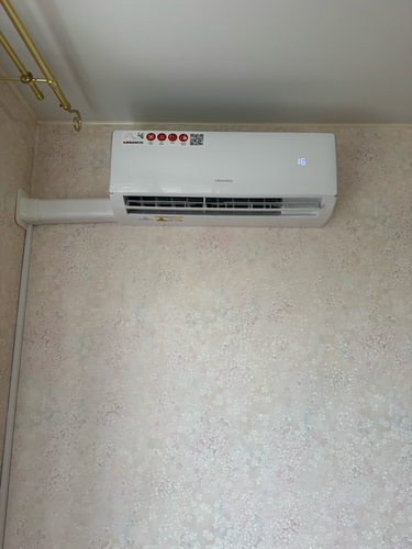 Установка сплит системы 7-9 kBTU (одноэтапный монтаж)