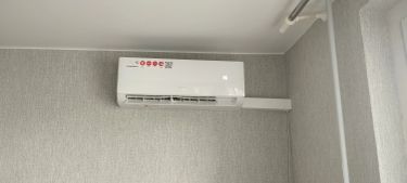 Установка сплит системы 7-9 kBTU (одноэтапный монтаж)