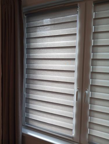 Монтаж рулонной шторы, рулонной шторы «день-ночь» на стену\потолок или в оконный проем