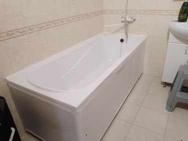 Установка акриловой/стальной ванны