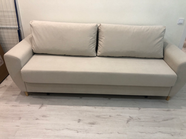 Сборка прямого дивана