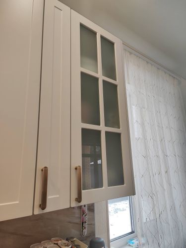 Сборка и установка кухонного каркаса с заказными фасадами Замена фасадов Демонтаж ящика кухонного гарнитура с сохранением