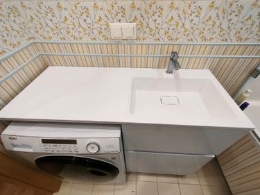 Установка смесителя (на готовые коммуникации)