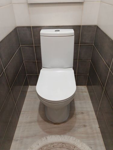 Установка напольного унитаза