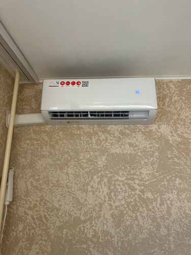 Установка сплит системы 7-9 kBTU (одноэтапный монтаж)