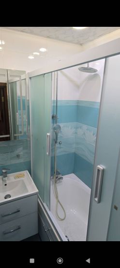 Установка ширмы на ванну шириной свыше 111 см