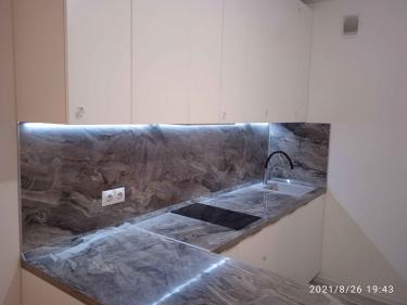 Сборка и установка проектной кухни под ключ Уменьшение глубины/высоты/ширины шкафов/фасадов/фальшпанелей Подключение встроенной микроволновки