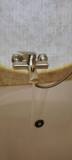 Установка смесителя (на готовые коммуникации)