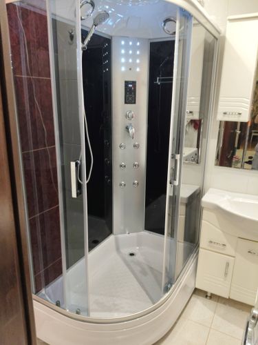 Демонтаж душевой кабины Доплата за установку душевой кабины с гидромассажем