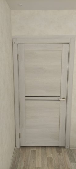 Установка дверного наличника