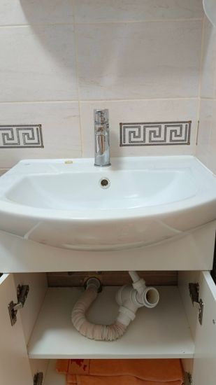 Устранение течи в доступном месте