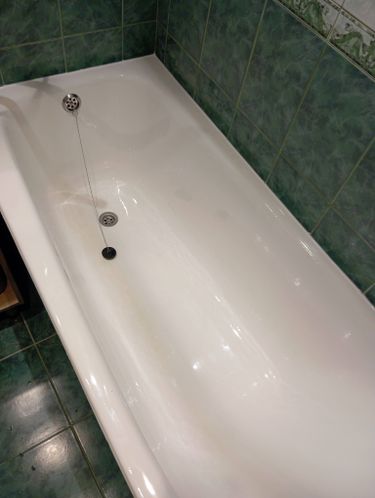 Реставрация ванны эмалью/жидким акрилом