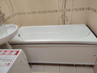 Установка акриловой/стальной ванны