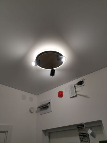 Установка люстры в сборке