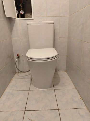 Установка напольного унитаза