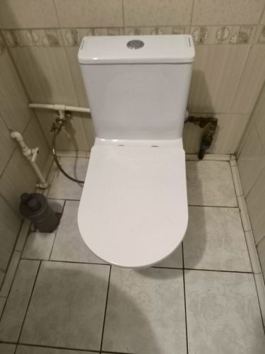 Установка напольного унитаза