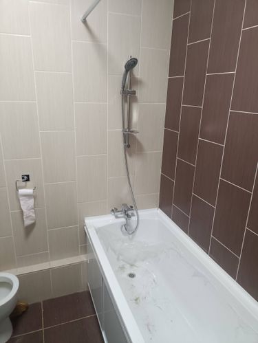 Установка отдельностоящей стиральной машины с подключением