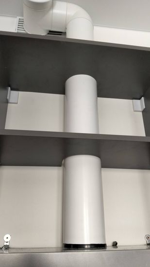 Монтаж воздуховода (пластикового или металлического) с подключением к вентканалу