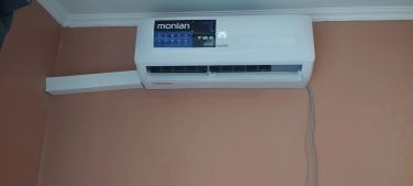 Установка сплит системы 7-9 kBTU (одноэтапный монтаж)