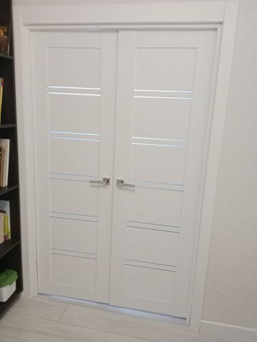 Установка межкомнатной одностворчатой двери с врезанной фурнитурой