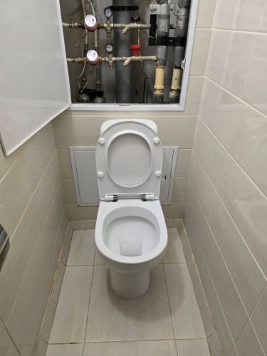 Установка напольного унитаза